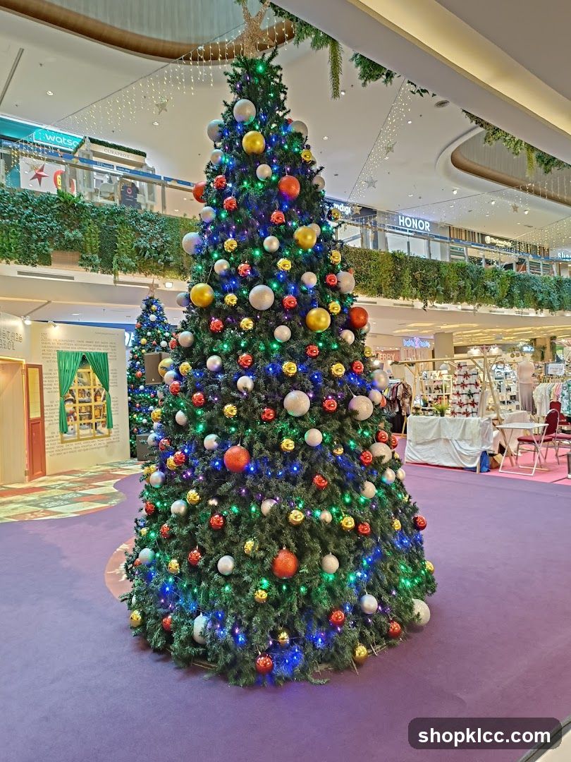 Christmas Tree Display in a Mall