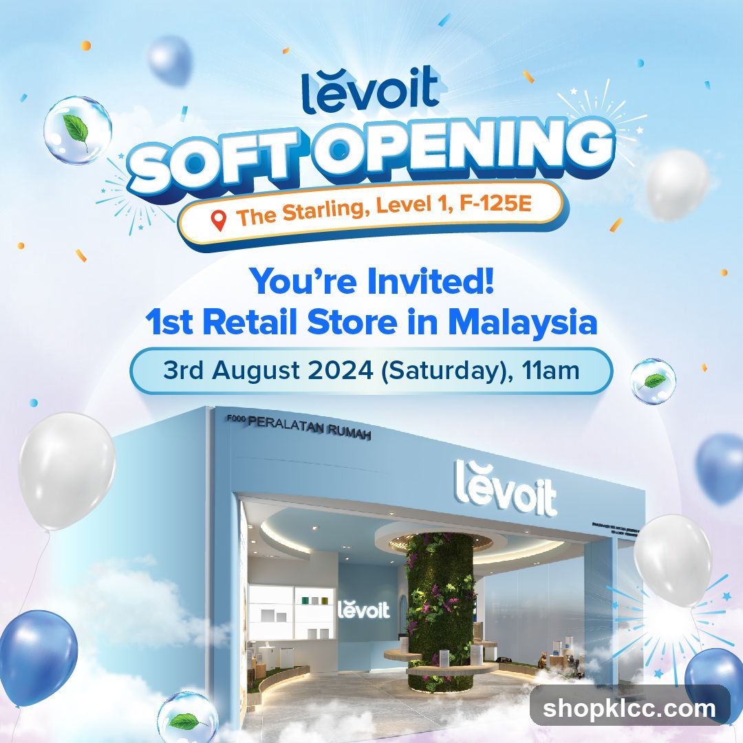 Levoit Soft Opening Invitation