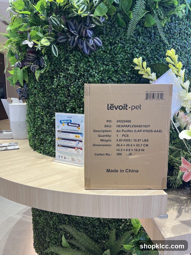 Box of Levoit Air Purifier