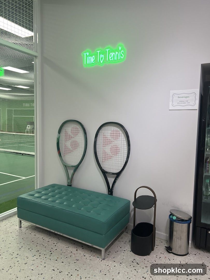 Tennis Court Lounge Area