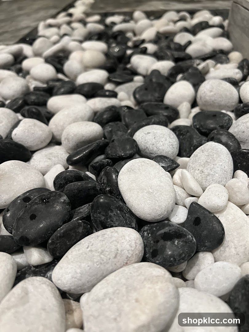 Black and White Pebbles