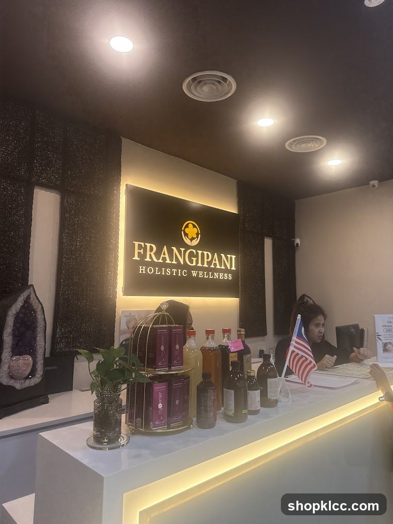 Frangipani Holistic Wellness Reception