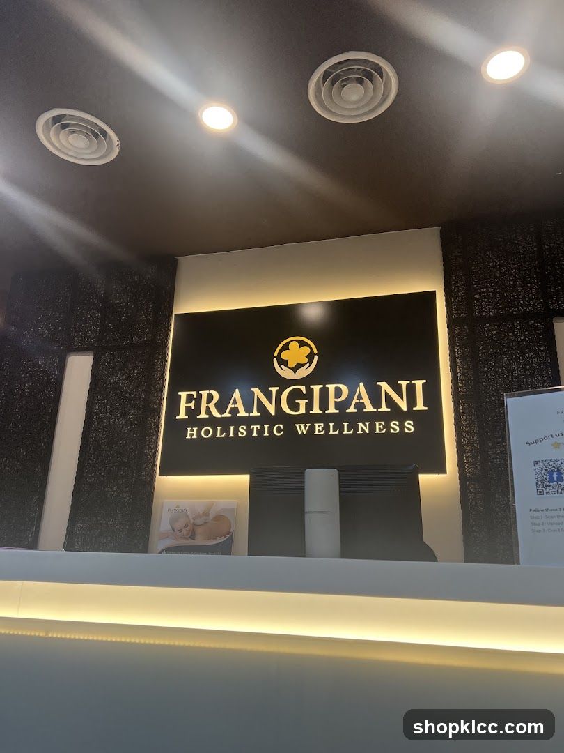 Frangipani Holistic Wellness Sign