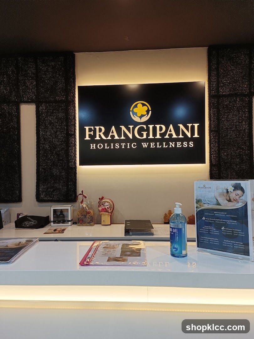 Frangipani Holistic Wellness Reception