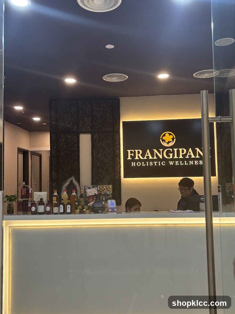 Frangipani Holistic Wellness Reception