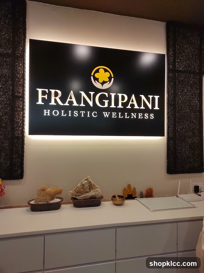 Frangipani Holistic Wellness Sign