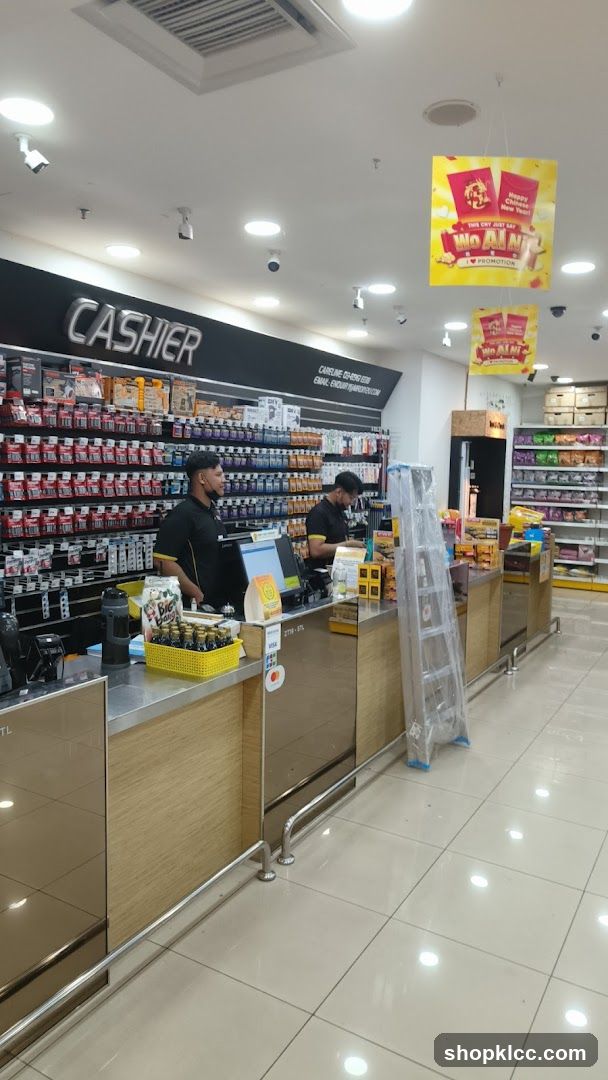 Cashier Area in Store
