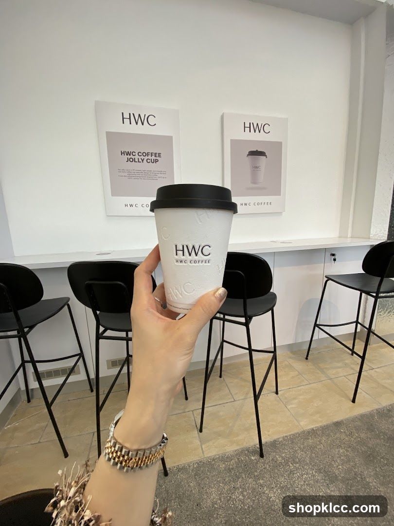 Coffee Cup and Cafe Interior