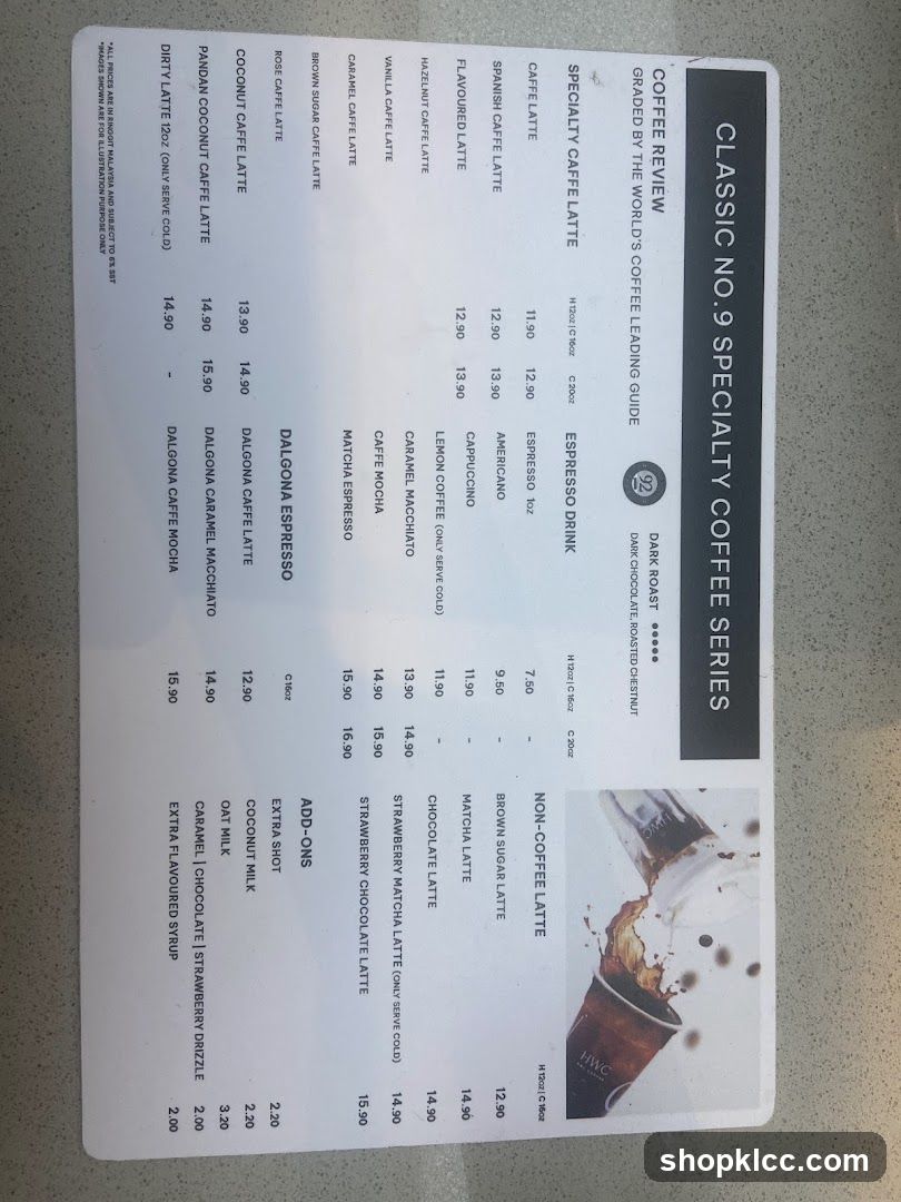 CLASSIC NO.9 SPECIALTY COFFEE SERIES
