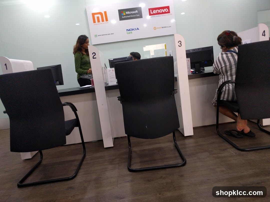 Service Counter Interior