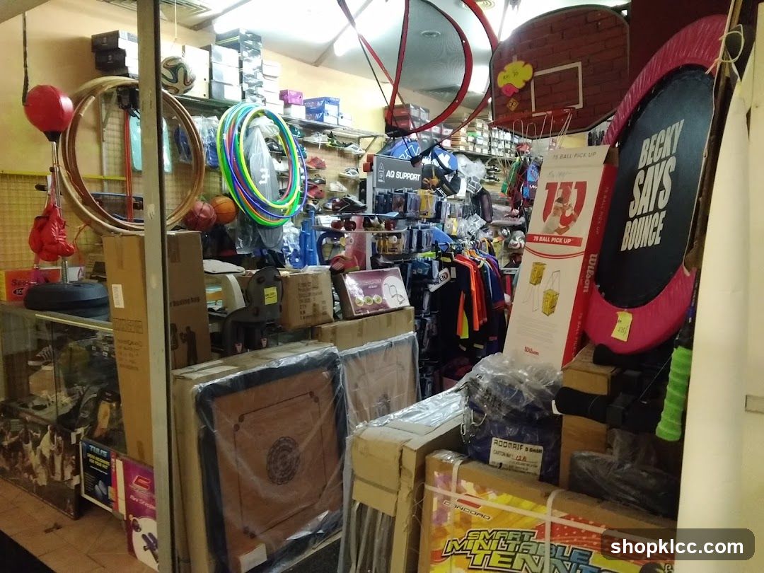 Sporting Goods Store Interior