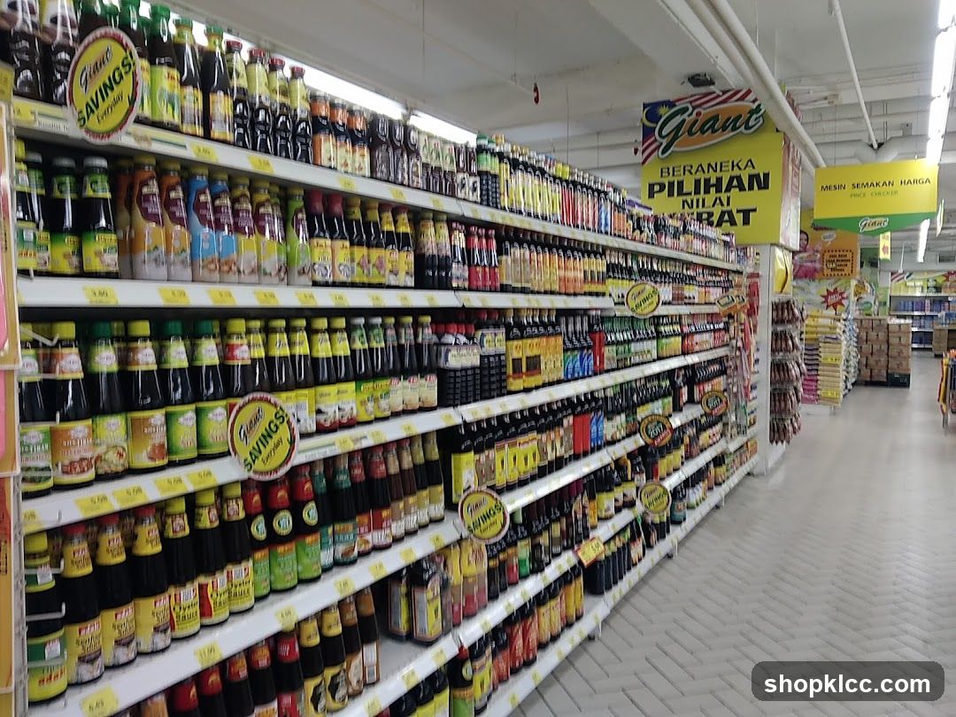 Giant Supermarket Aisle