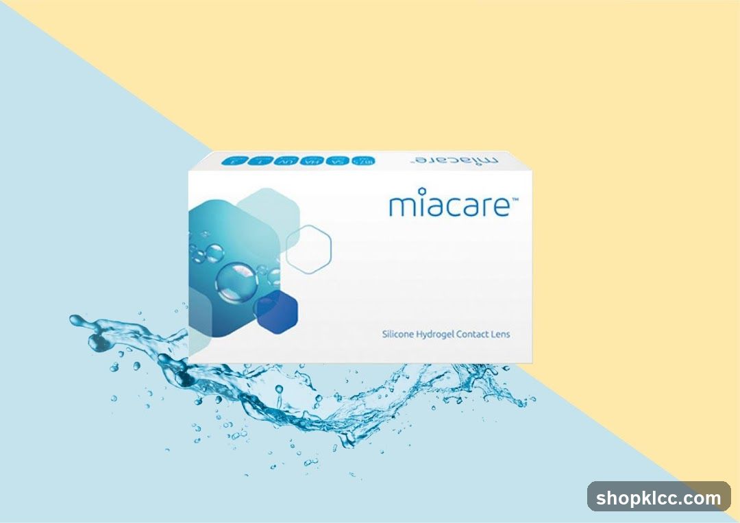 Miacare Silicone Hydrogel Contact Lens Box
