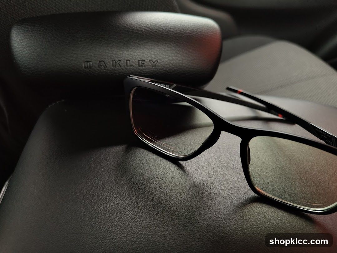Oakley Glasses on Car Seat
