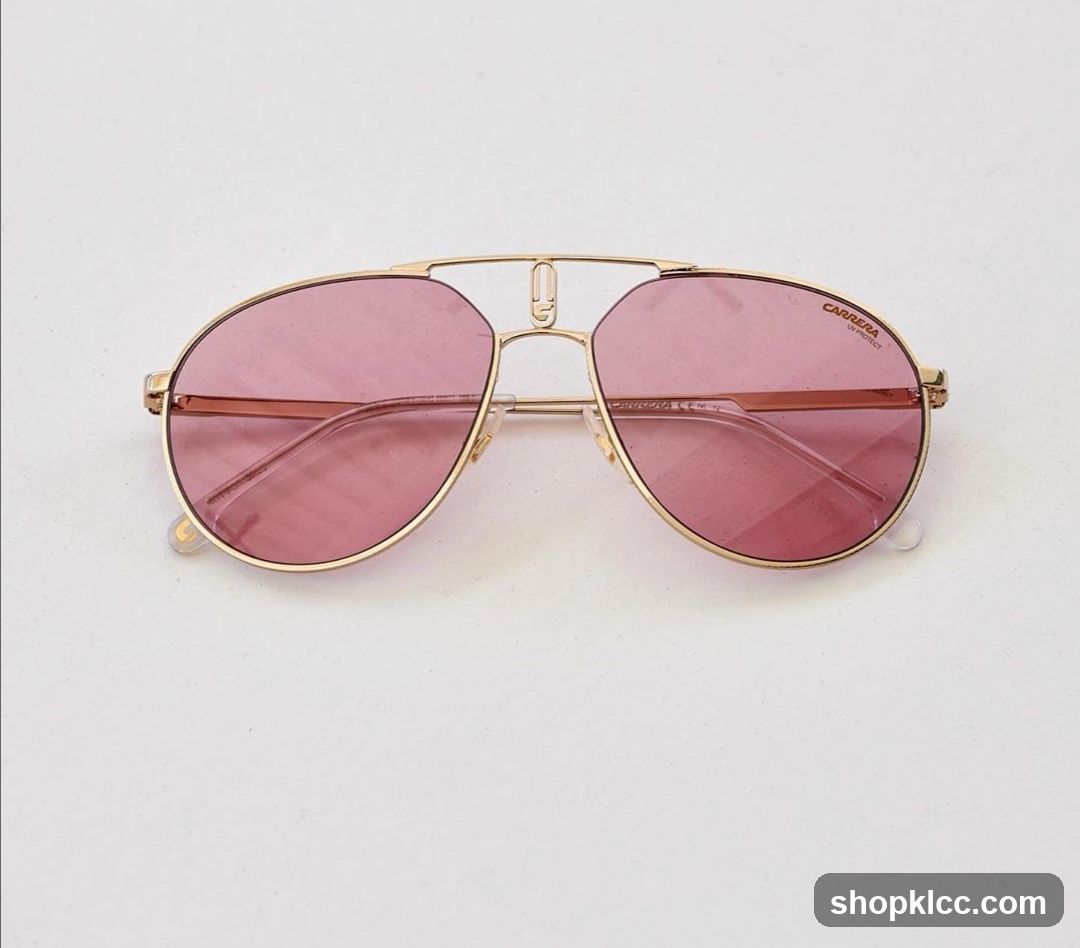 Pink Aviator Sunglasses