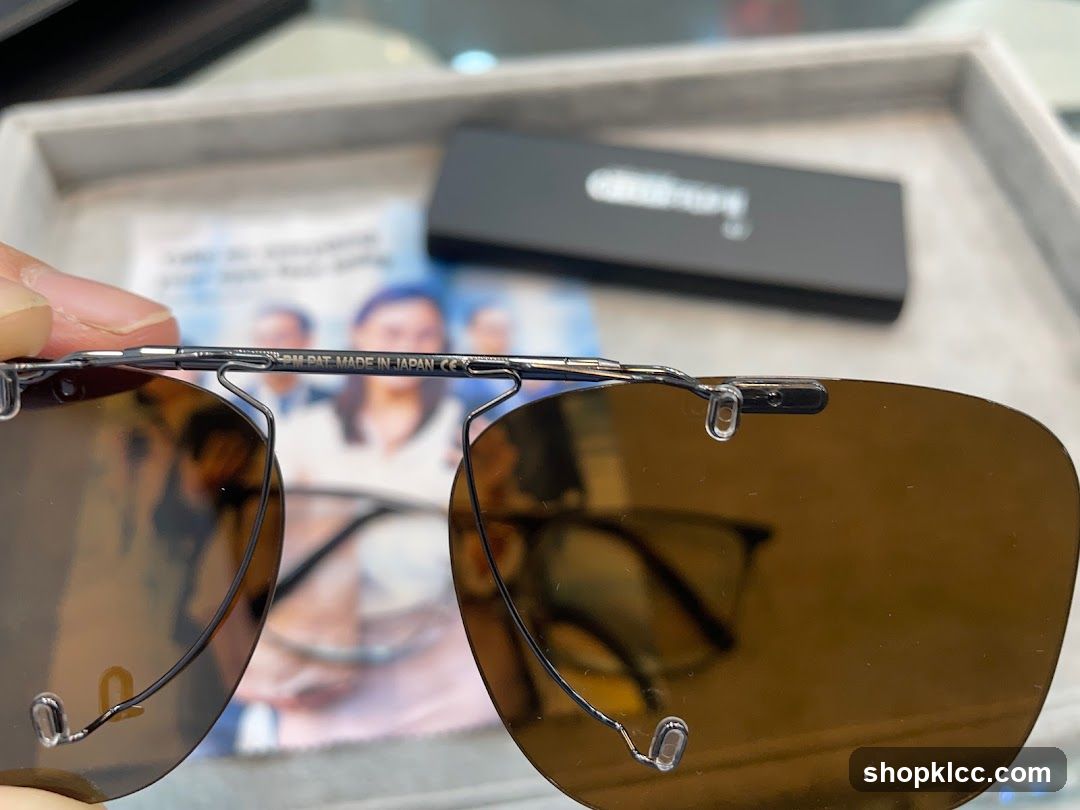 Sunglasses with Clip-On Lenses