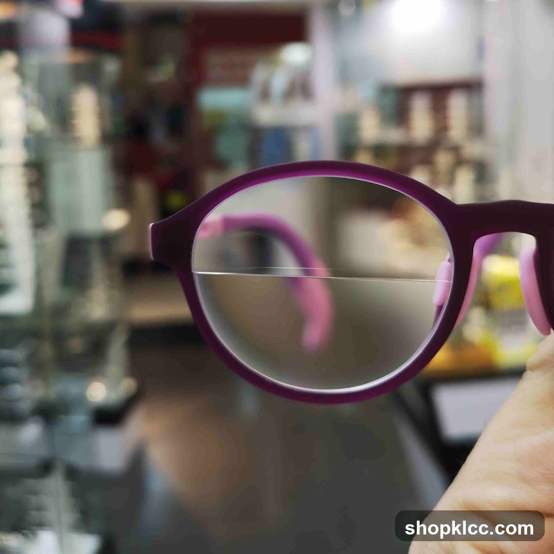 Purple Glasses in Store