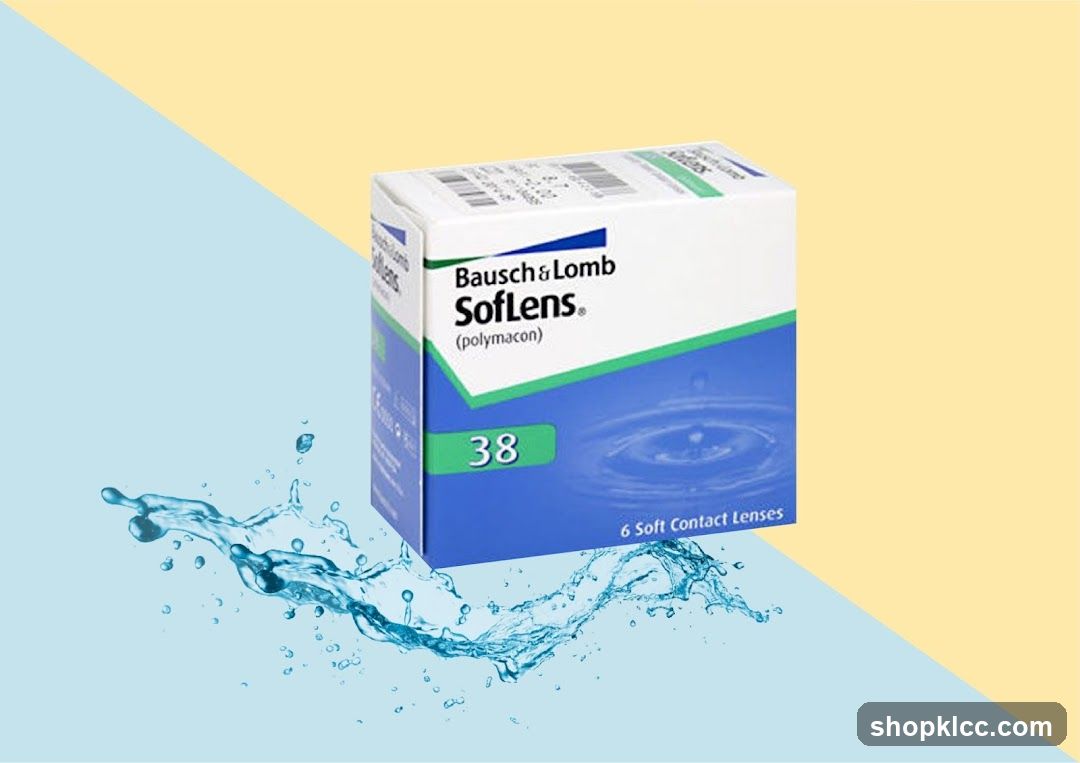 Bausch & Lomb Soflens Contact Lens Box