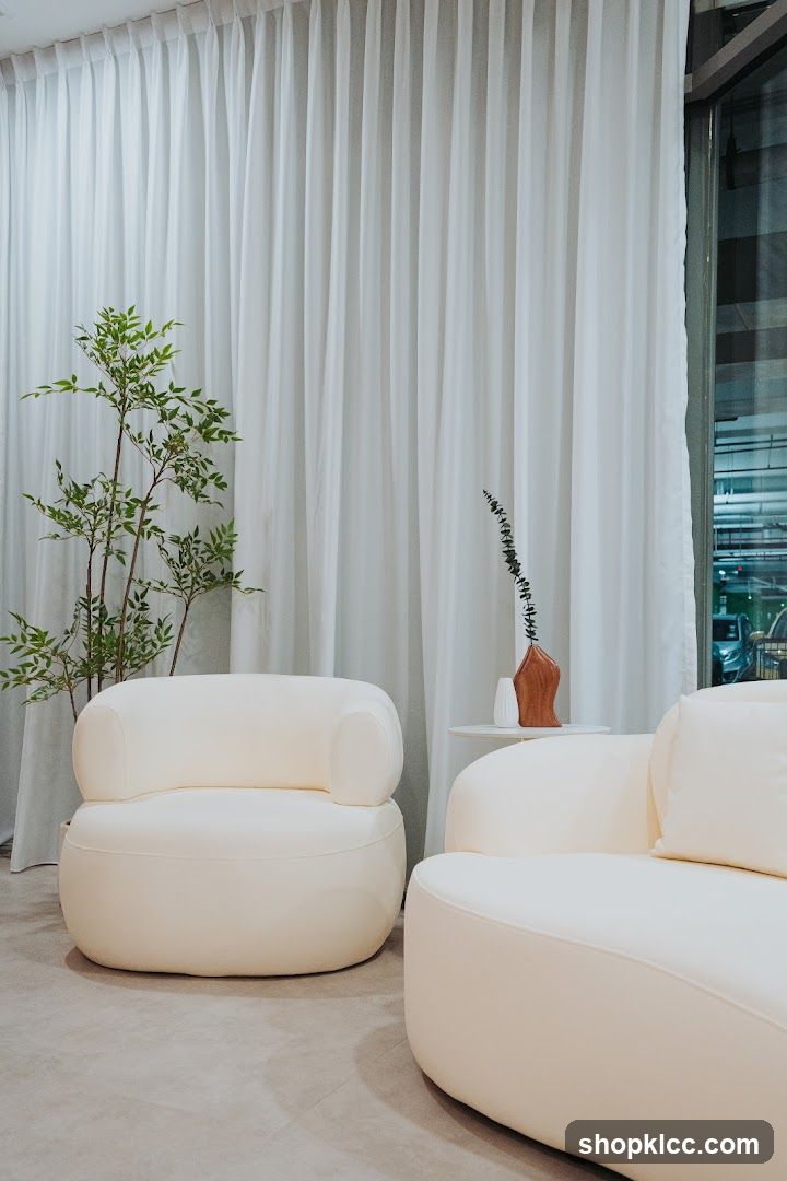 Modern Interior with White Furniture