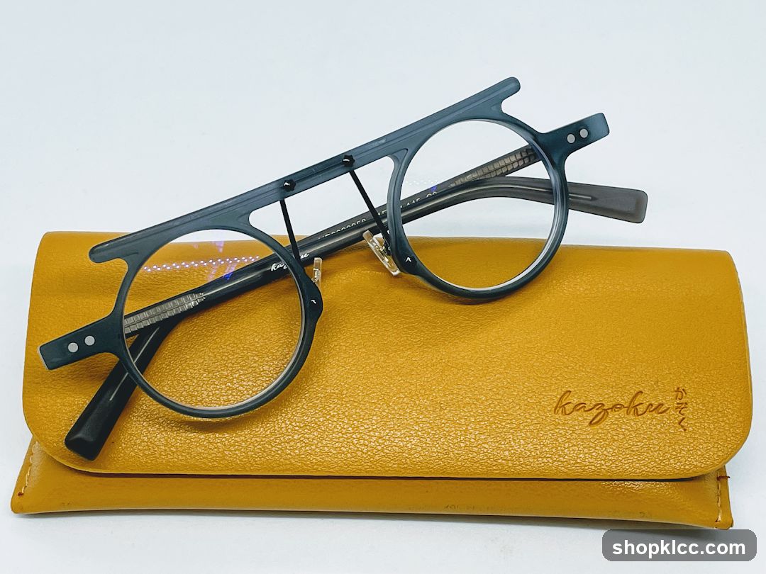 Eyeglasses on Case