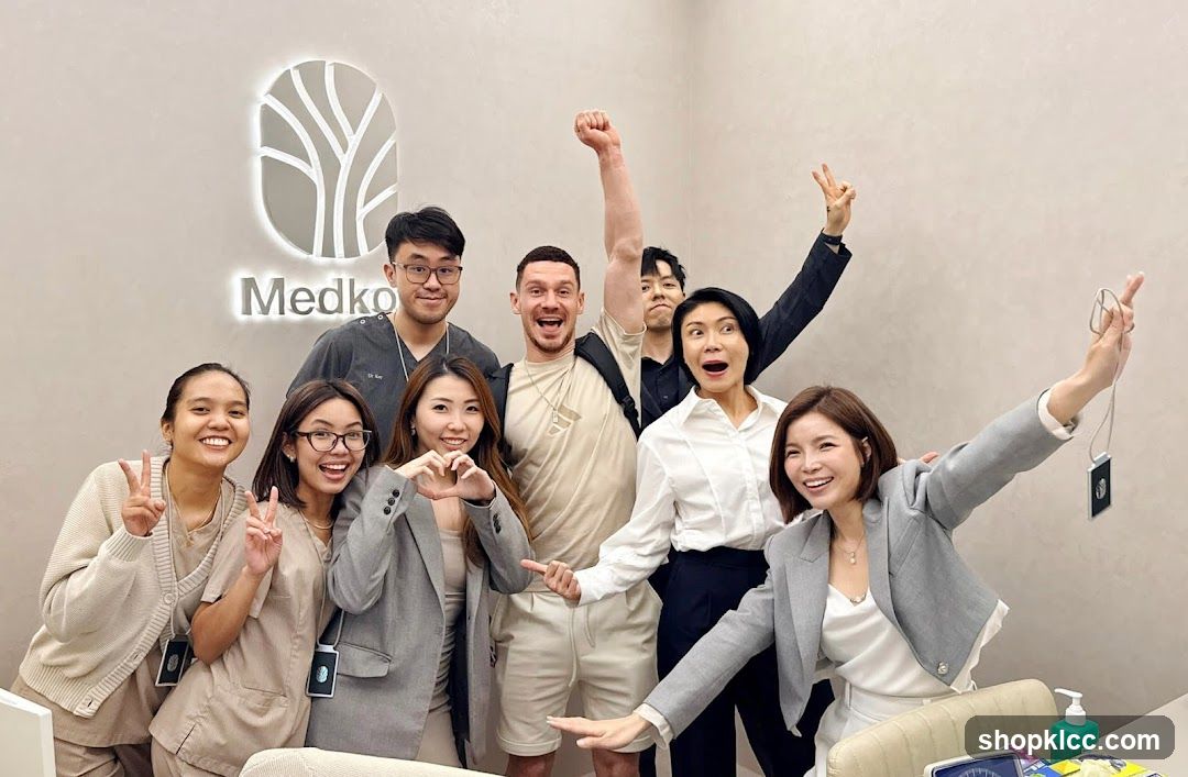 Team celebration at Medko office