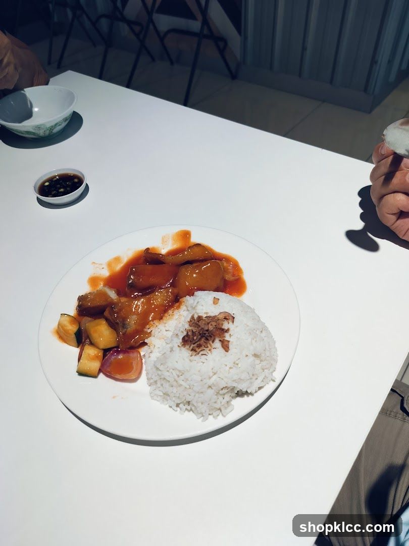 Sticky Rice with Curry and Fried Rice