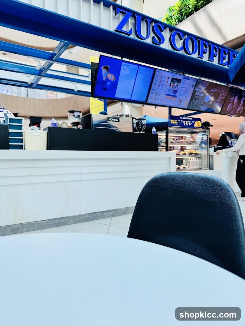 Zus Coffee Interior View