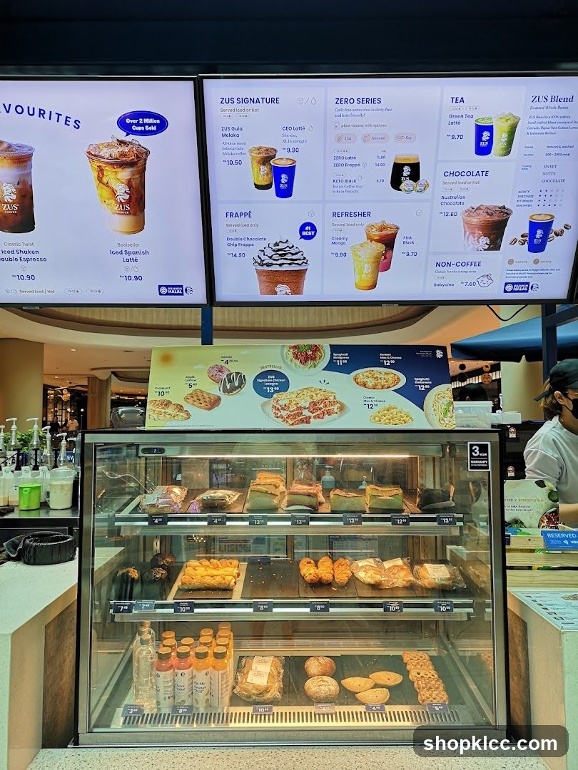 Coffee Shop Display and Menu Board