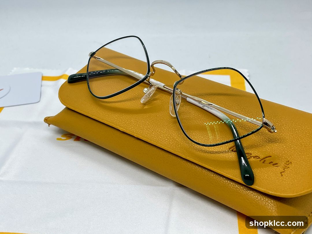 Eyeglasses on Case