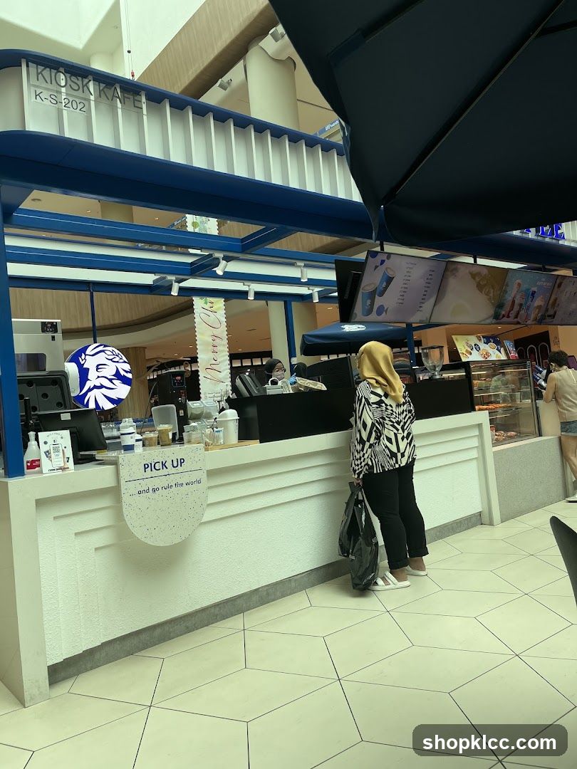 Kiosk Cafe Pickup Area