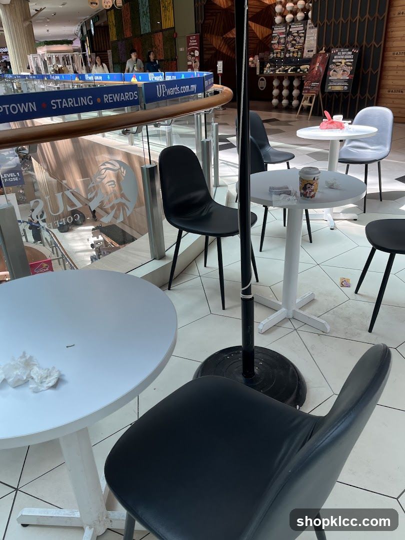 Mall Interior Seating Area