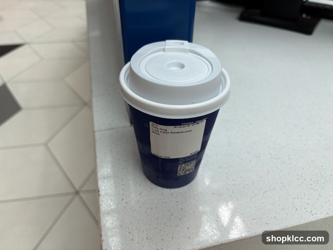 Coffee Cup on Counter
