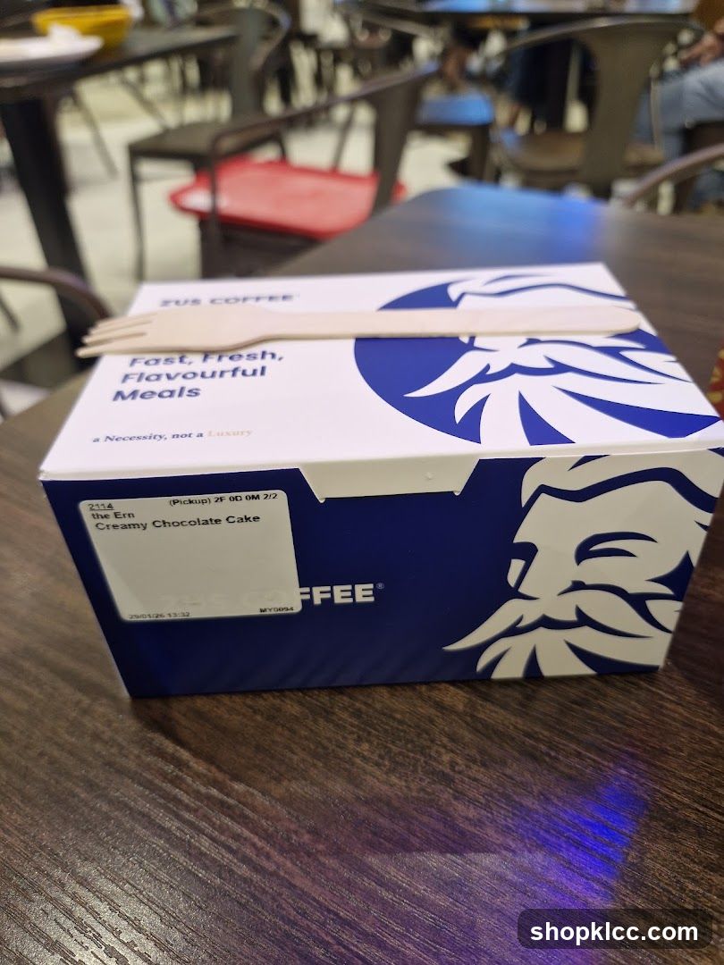 Zus Coffee Box on Table