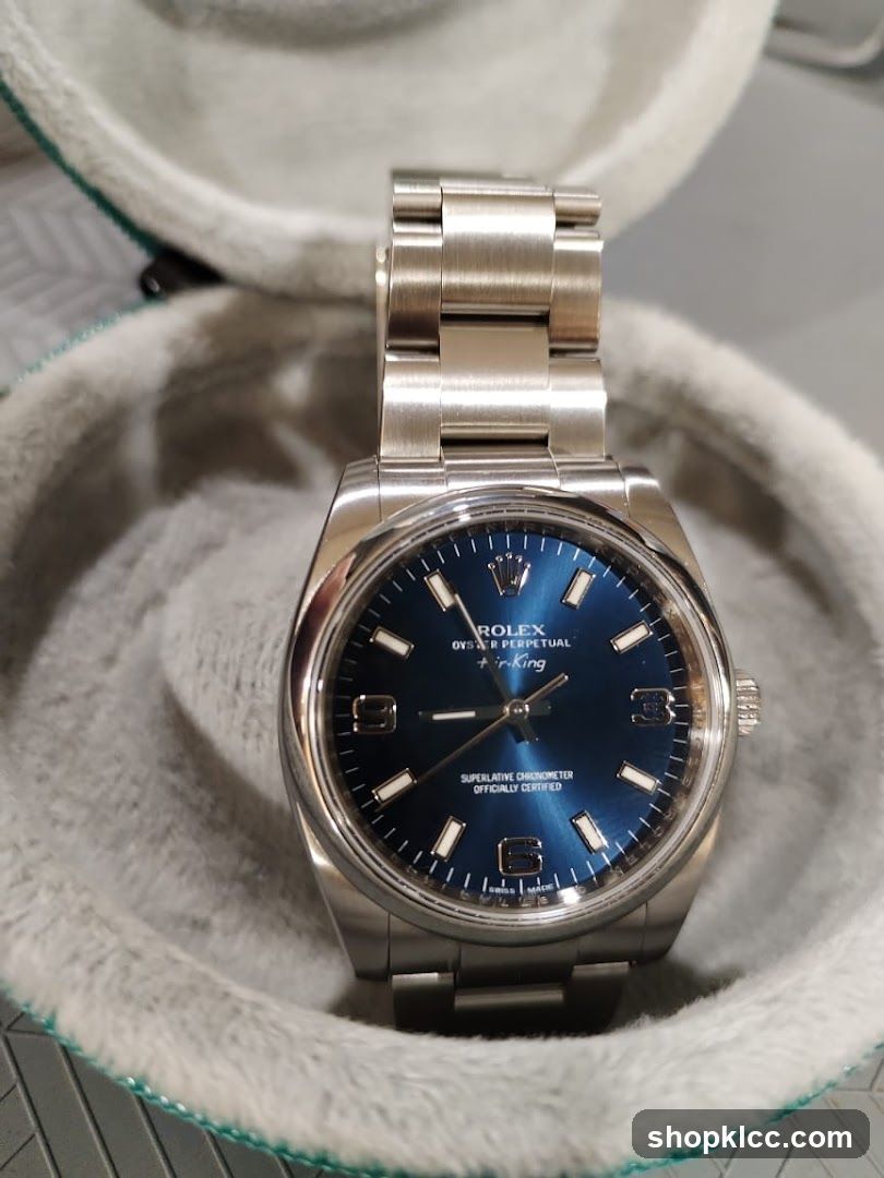 Rolex Datejust Watch in Display Case