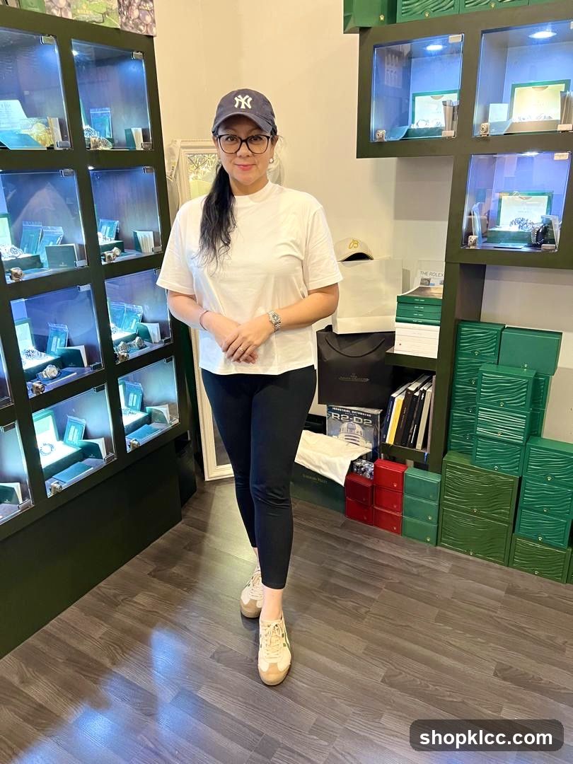 Woman in Jewelry Store Interior