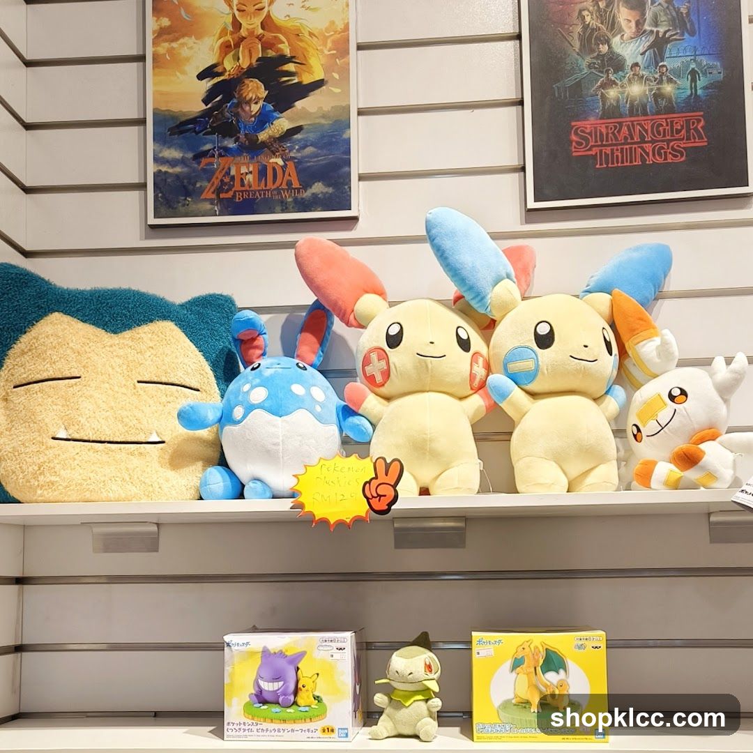 Pokemon Plushies Display