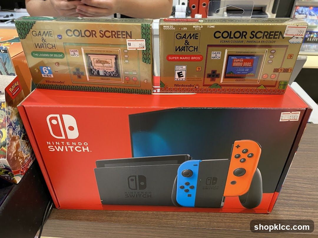 Nintendo Game Console Display
