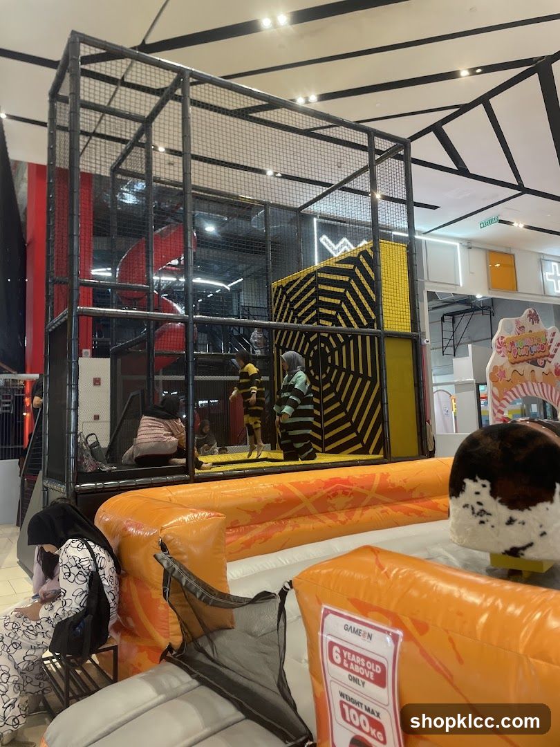 Indoor Play Area with Inflatable Obstacle Course