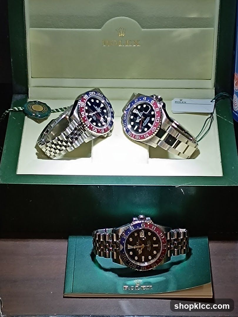Rolex Watch Display