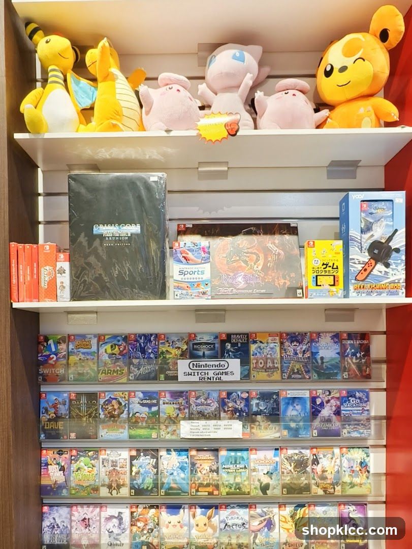 Nintendo Switch Game Store Interior