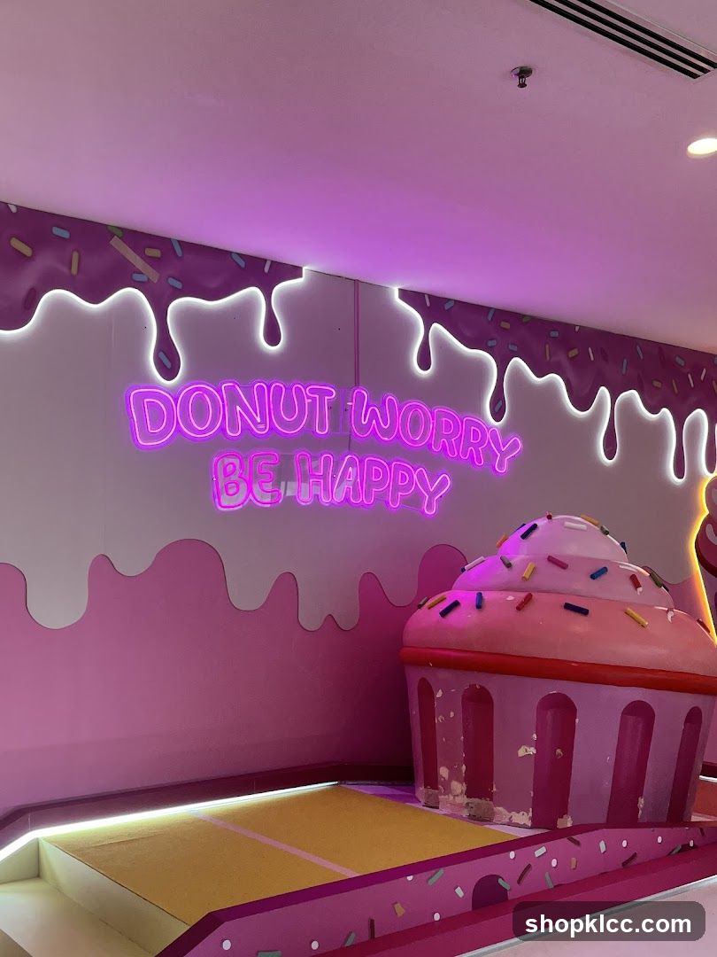 Donut Worry Be Happy Neon Sign