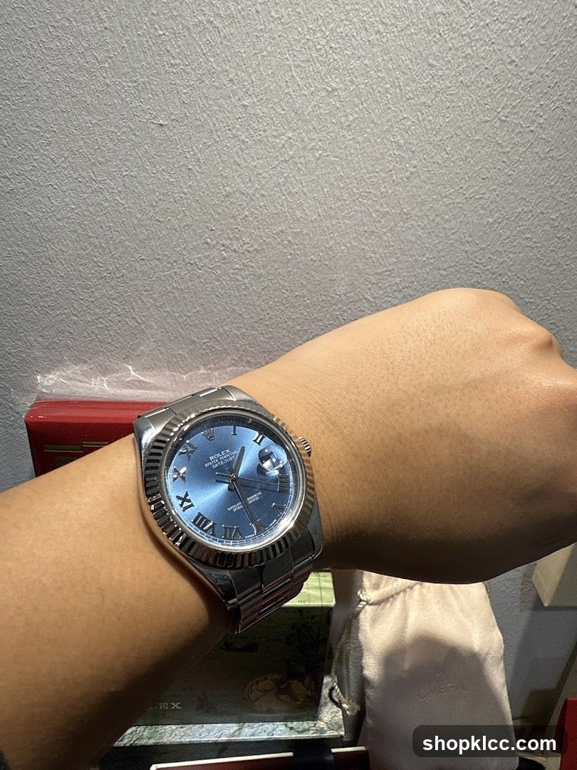 Rolex Datejust on wrist