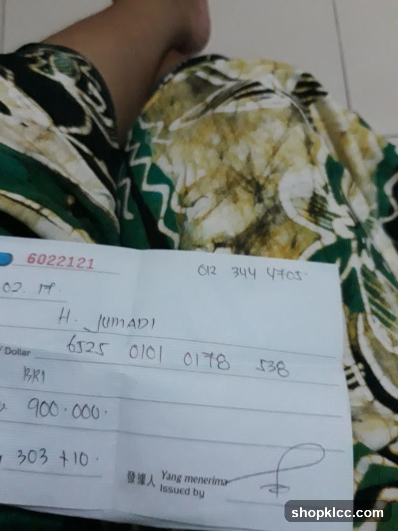 Handwritten Note