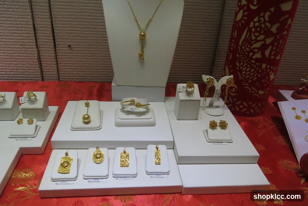 Gold Jewelry Display