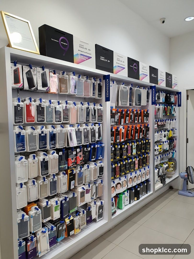 Phone Accessories Display