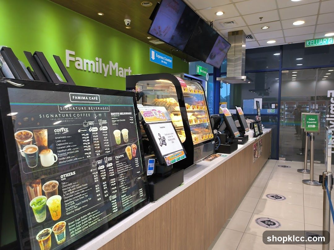 FamilyMart Cafe Counter