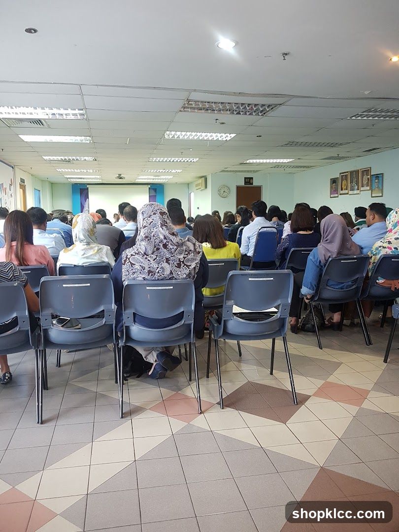 Audience in a lecture hall