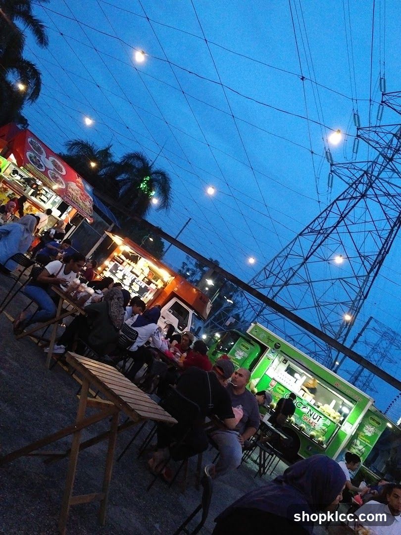 Food Trucks at Dusk