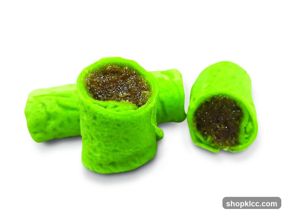 Green Rolled Candies