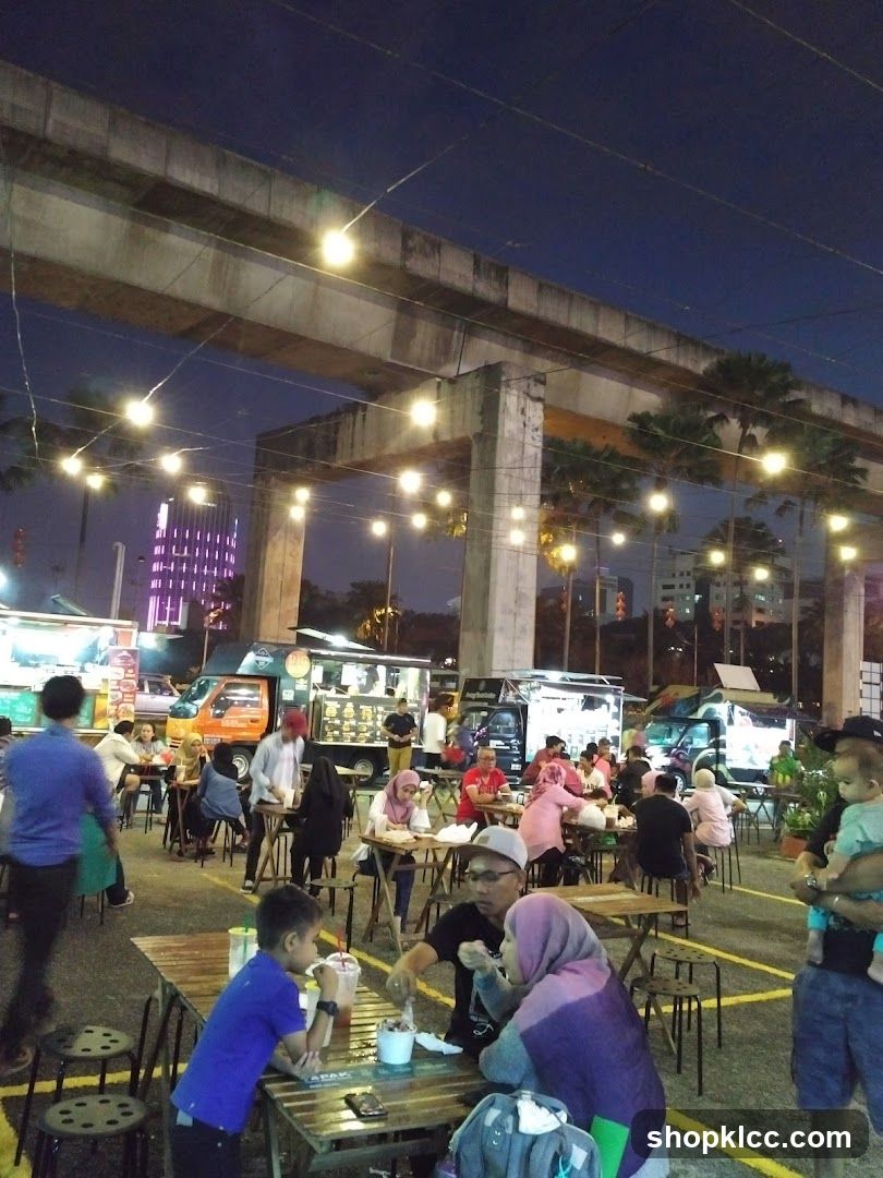 Outdoor Food Truck Gathering